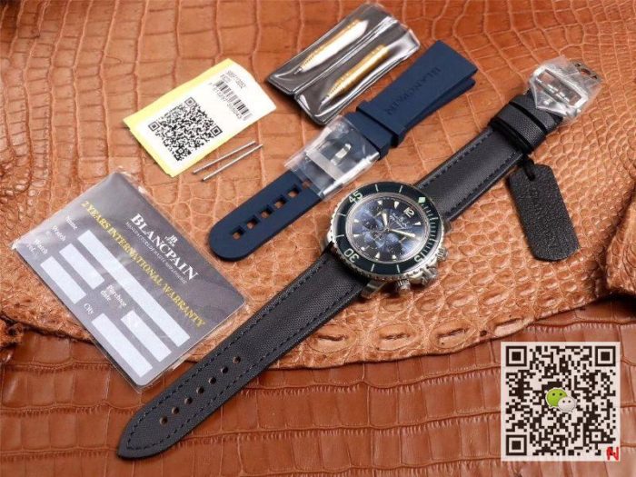 Replica Blancpain Fifty Fathoms Chronographe Flyback 5085FB-1140-52B OM Factory - Image 9