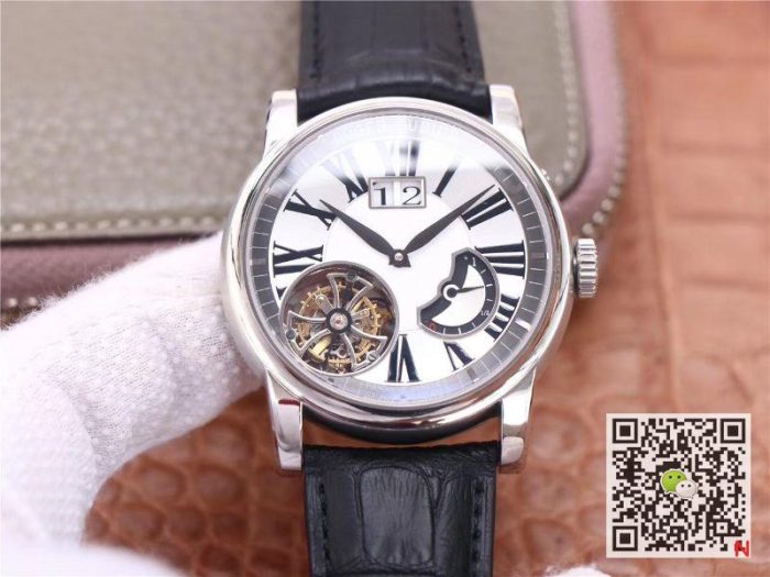 Replica Roger Dubuis Hommage Flying Tourbillon RDDBHO0568 JB Factory Black - Image 2