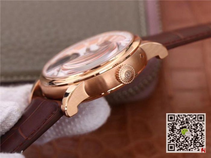 Replica Roger Dubuis Hommage Flying Tourbillon RDDBHO0568 JB Factory Pink - Image 6