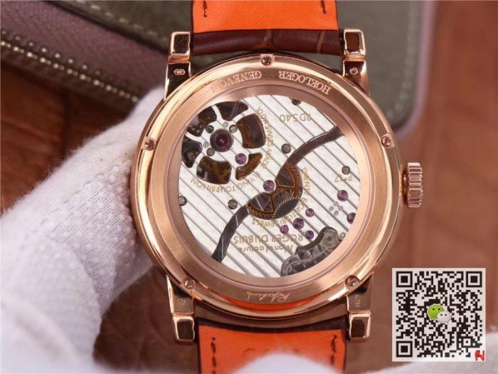 Replica Roger Dubuis Hommage Flying Tourbillon RDDBHO0568 JB Factory Pink - Image 8