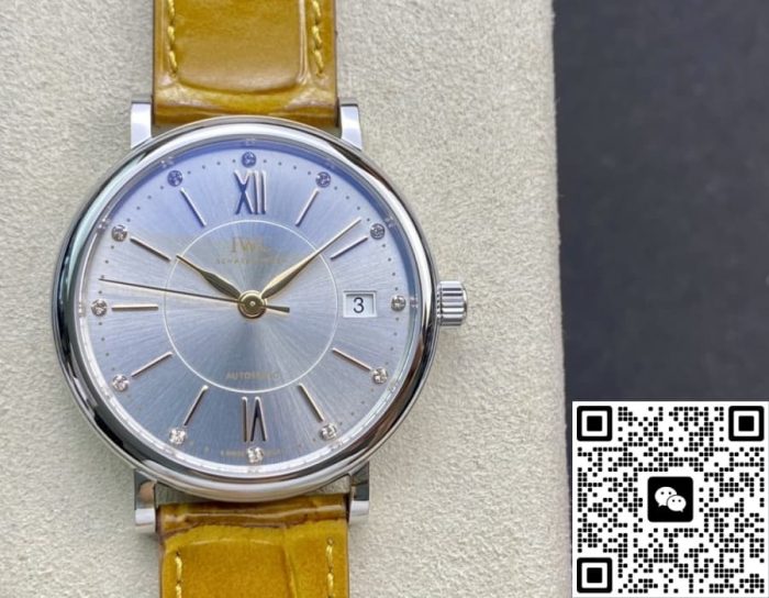 Replica IWC Portofino IW458101 V7 Factory Light brown strap - Image 2