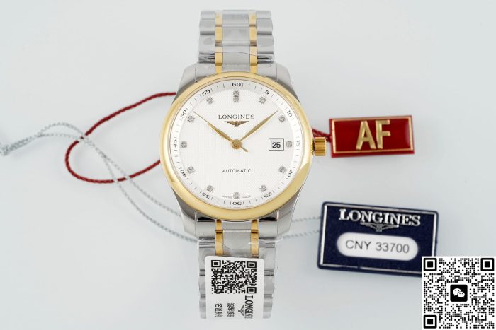 Replica Longines Master Collection L2.793.5.97.7 AF Factory Diamond hour markers - Image 2
