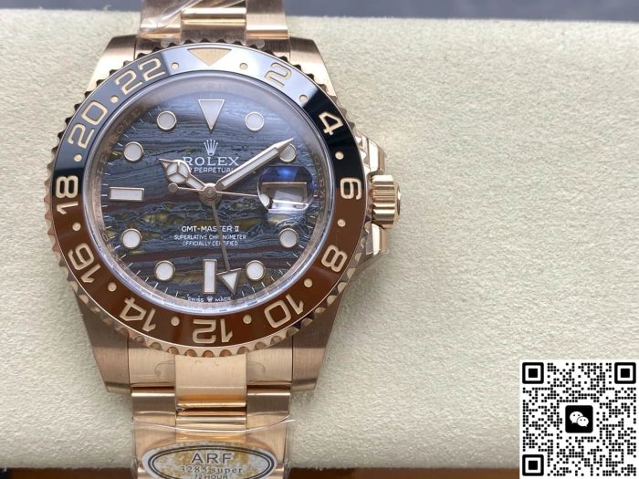 Replica Rolex Greenwich II M126715CHNR-0002 AR Factory Iron Tiger Eye Stone - Image 2