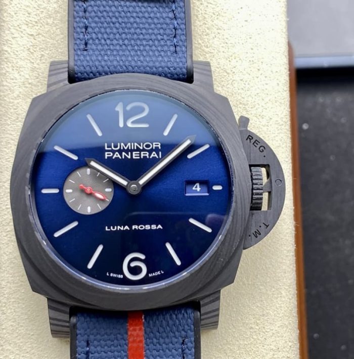 Replica Panerai Lumino Dur PAM01529 VS Factory Blue strap - Image 1