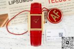 Replica Cartier Tank WGTA0190 AF Factory Burgundy dial - Image 2