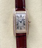 Replica Cartier Tank WJTA0026 8848 Factory Purple red strap
