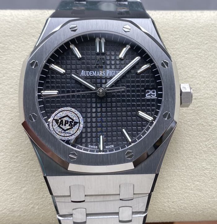 Replica Audemars Piguet Royal Oak 15500ST.OO.1220ST.03 APS Factory Folding clasp - Image 1