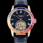 Replica Patek Philippe Tourbillon RMS Factory Dark blue strap