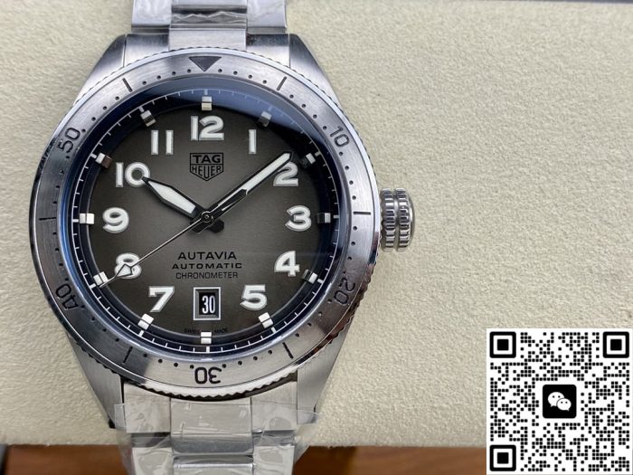Replica TAG HEUER AUTAVIA WBE5114.EB0173 Black Dial - Image 2