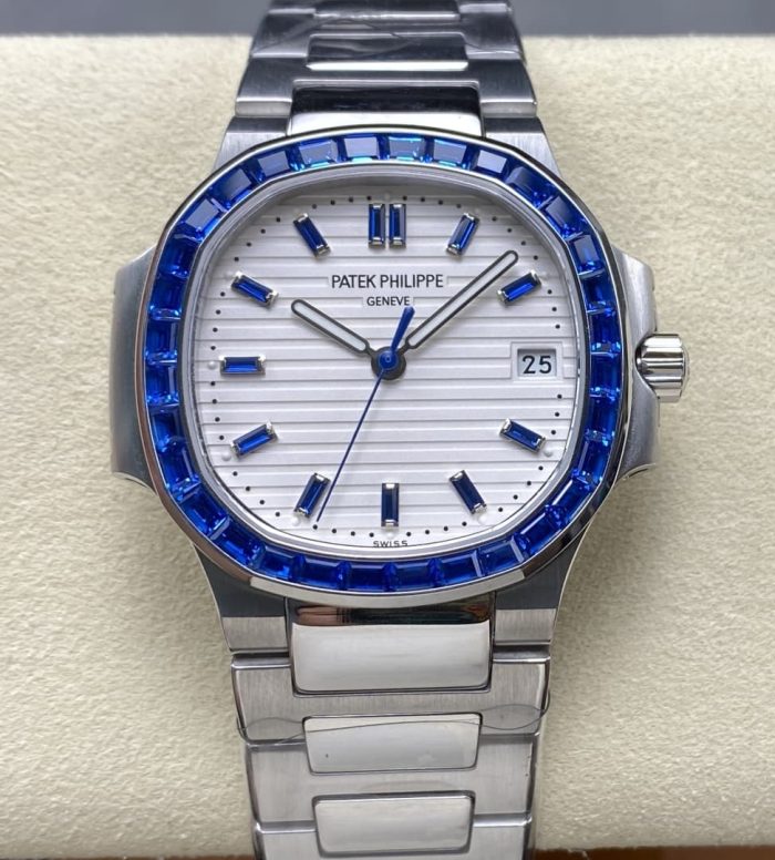 Replica Patek Philippe Nautilus 5711 GR Factory Diamond bezel - Image 1