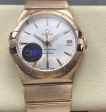 Replica Omega Constellation 123.50.38.21.02.001 OM Factory Date display