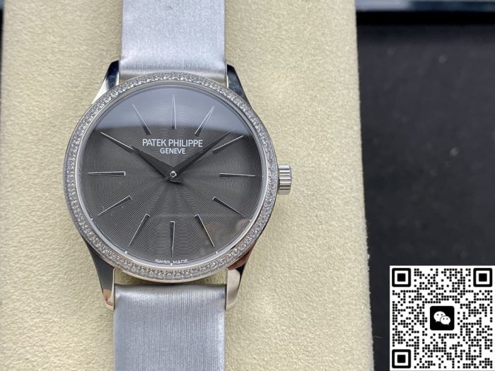 Replica Patek Philippe CALATRAVA 4897G-010 Silver-grey dial - Image 2
