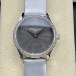 Replica Patek Philippe CALATRAVA 4897G-010 Silver-grey dial
