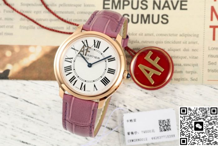 Replica Cartier RONDE DE CARTIER WGRN0012 AF Factory Roman numerals - Image 2