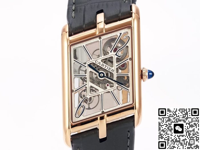 Replica Cartier Tank WHTA0011 TW Factory alligator - Image 2