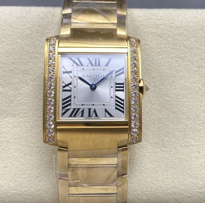 Replica Cartier Tank WJTA0040 8848 Factory Diamond case - Image 1