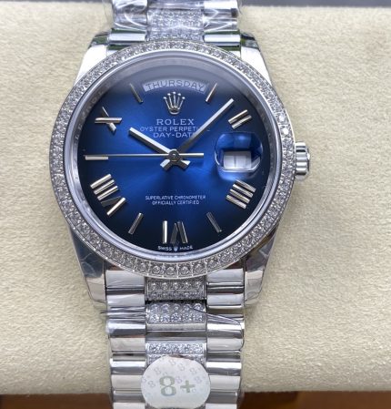 Replica Rolex Day-Date m128349rbr-0048 8+ Factory Big calendar