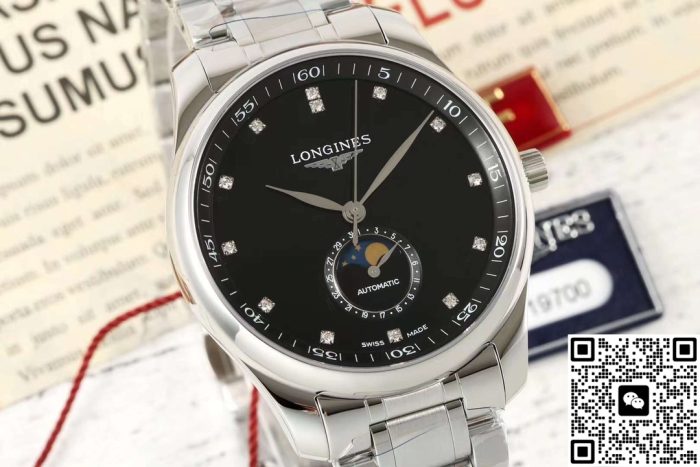 Replica Longines Master Collection L2.909.4.57.6 AF Factory Date display - Image 4
