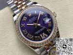 Replica Rolex Datejust m278381rbr-0020 AR Factory Eggplant Purple dial - Image 14