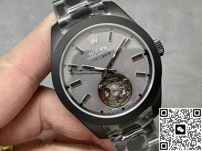 Replica Rolex Oyster 116400 Tourbillon YS Factory Gray dial - Image 3