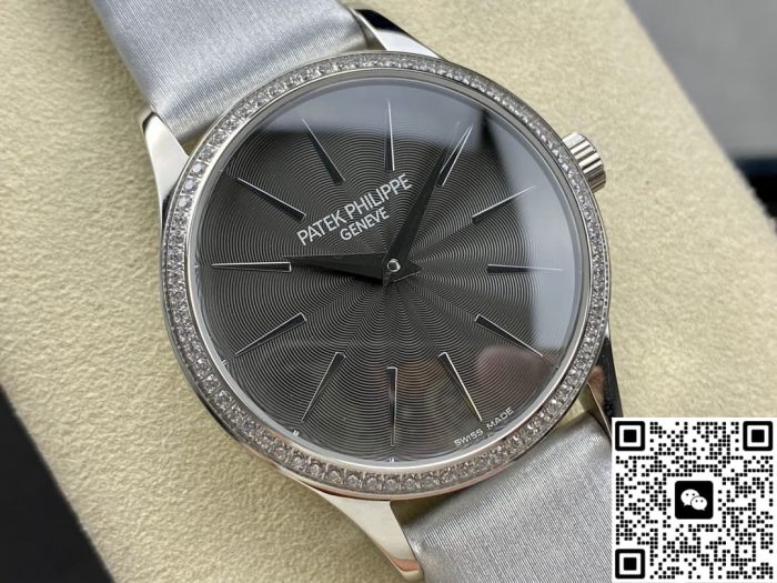 Replica Patek Philippe CALATRAVA 4897G-010 Silver-grey dial - Image 3