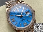 Replica Rolex Day-Date m128345rbr-0065 8+ Factory Turquoise dial - Image 3