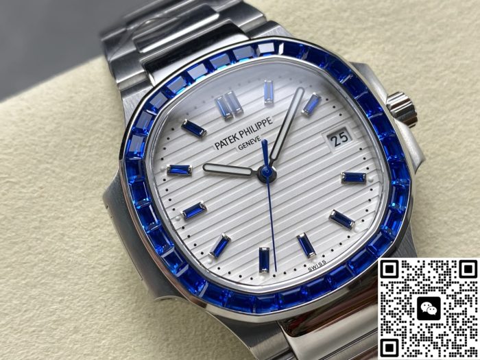 Replica Patek Philippe Nautilus 5711 GR Factory Diamond bezel - Image 3