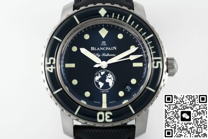 Replica Blancpain Fifty Fathoms 5008-11B40-NAOA ZF Factory Blue Dial - Image 3