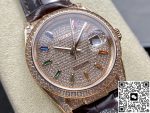 Replica Rolex Day-Date 128155RBR 8+ Factory Big calendar - Image 3