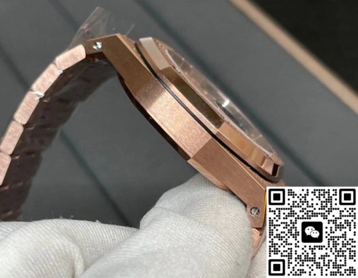Replica Audemars Piguet Royal Oak 15454OR.GG.1259OR.01 APS factory Silver dial - Image 4
