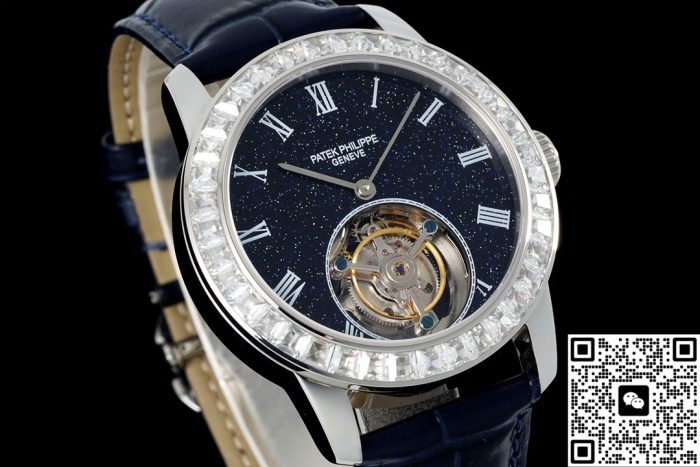 Replica Patek Philippe Tourbillon RMS Factory diamond-set bezel - Image 3