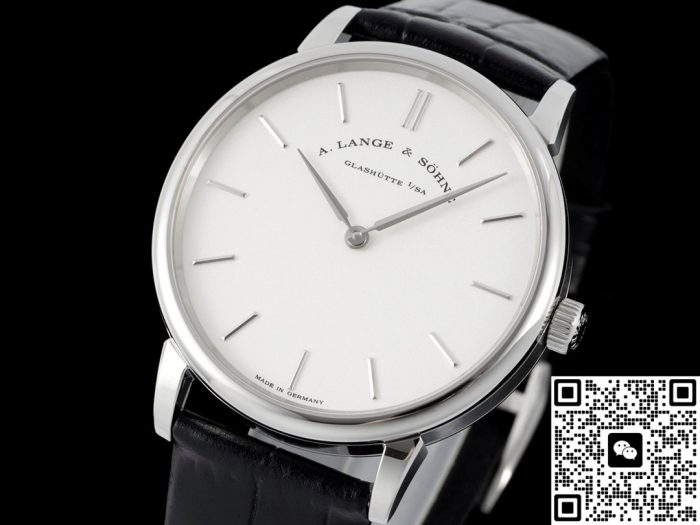 Replica A Lange Sohne Saxonia 201.027-LS2013AM F8 Factory V3 Silvery white dial - Image 3