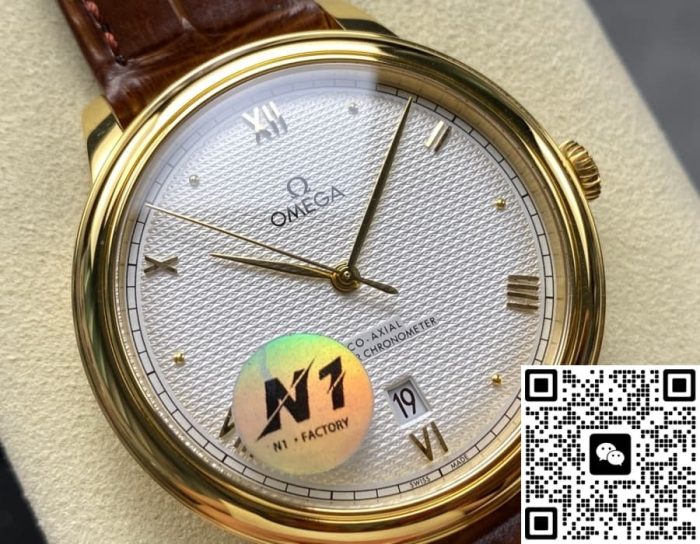 Replica Omega De Ville 434.53.40.20.02.002 N1 Factory Silver dial - Image 3