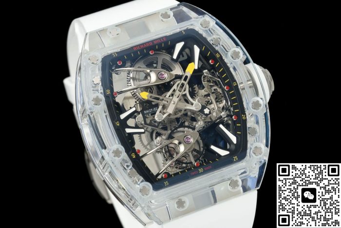 Replica Richard Mille RM27-02 RM Factory Tourbillon White strap - Image 4