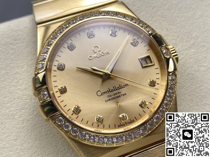 Replica Omega Constellation 123.55.38.21.58.001 OM Factory Butterfly clasp - Image 14