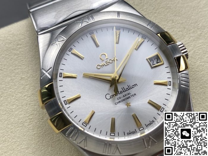Replica Omega Constellation 123.20.38.21.02.005 OM Factory Date display - Image 3