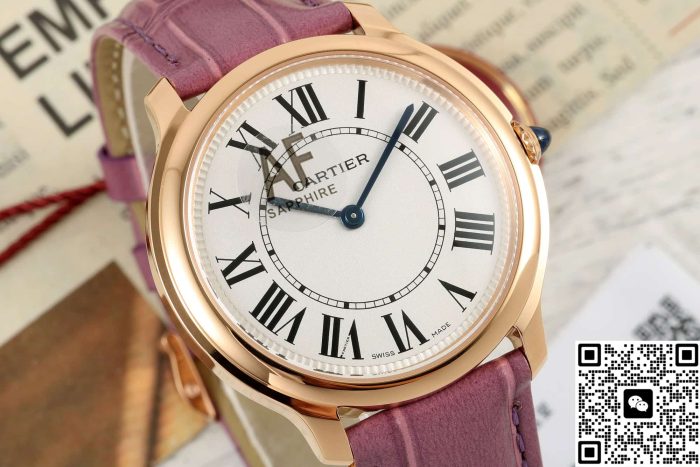 Replica Cartier RONDE DE CARTIER WGRN0012 AF Factory Roman numerals - Image 3