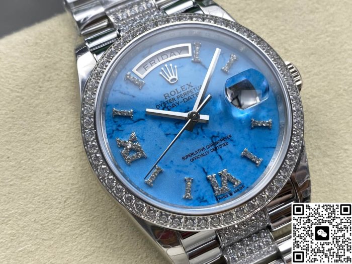 Replica Rolex Day-Date m128349rbr-0032 8+ Factory Big calendar - Image 3