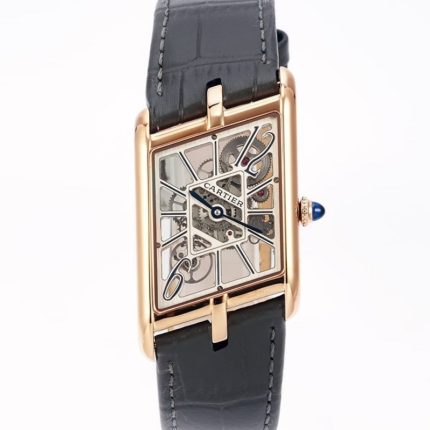 Replica Cartier Tank WHTA0011 TW Factory alligator