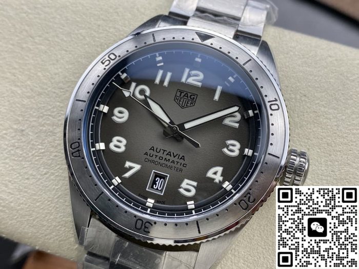 Replica TAG HEUER AUTAVIA WBE5114.EB0173 Black Dial - Image 3