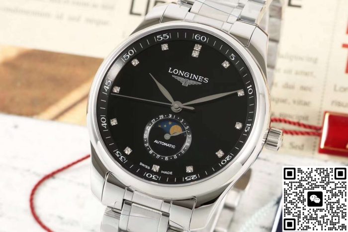 Replica Longines Master Collection L2.909.4.57.6 AF Factory Date display - Image 3