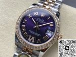 Replica Rolex Datejust m278381rbr-0020 AR Factory Eggplant Purple dial - Image 15
