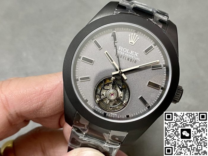 Replica Rolex Oyster 116400 Tourbillon YS Factory Gray dial - Image 6