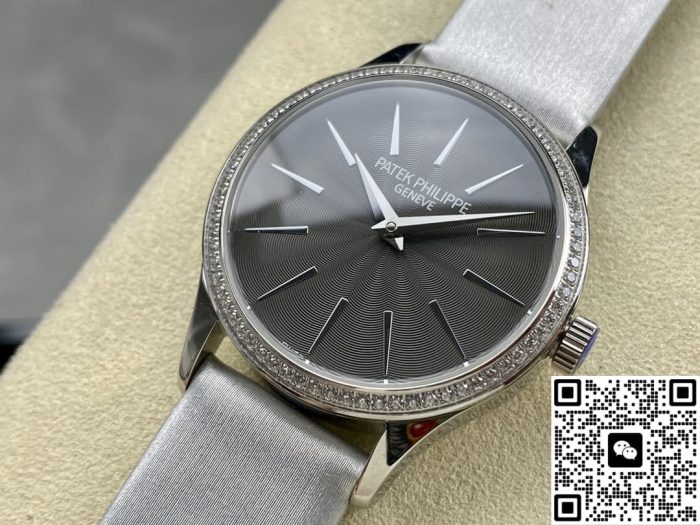Replica Patek Philippe CALATRAVA 4897G-010 Silver-grey dial - Image 5