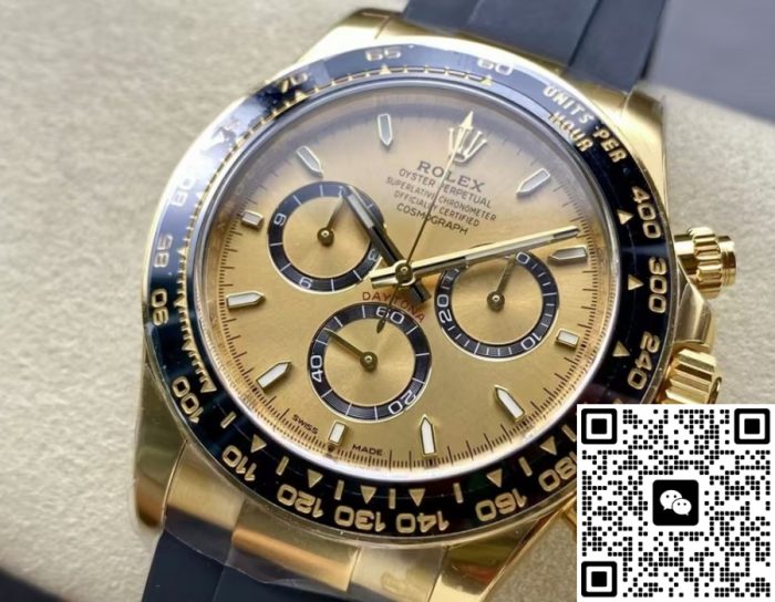 Replica Rolex Cosmograph Daytona m126518ln-0010 CLEAN Factory Rubber strap - Image 4