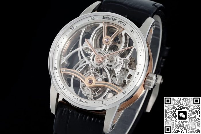 Replica Audemars Piguet CODE 11.59 26600CR.OO.D002CR.99 APP Factory Skeleton dial - Image 4