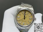 Replica Rolex Oyster Perpetual 134300-0007 Clean Factory Yellow dial - Image 12