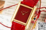 Replica Cartier Tank WGTA0190 AF Factory Burgundy dial - Image 3