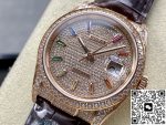 Replica Rolex Day-Date 128155RBR 8+ Factory Big calendar - Image 4