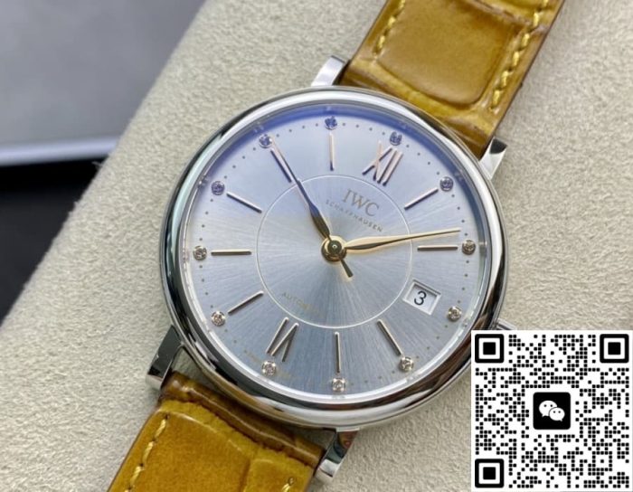 Replica IWC Portofino IW458101 V7 Factory Light brown strap - Image 4